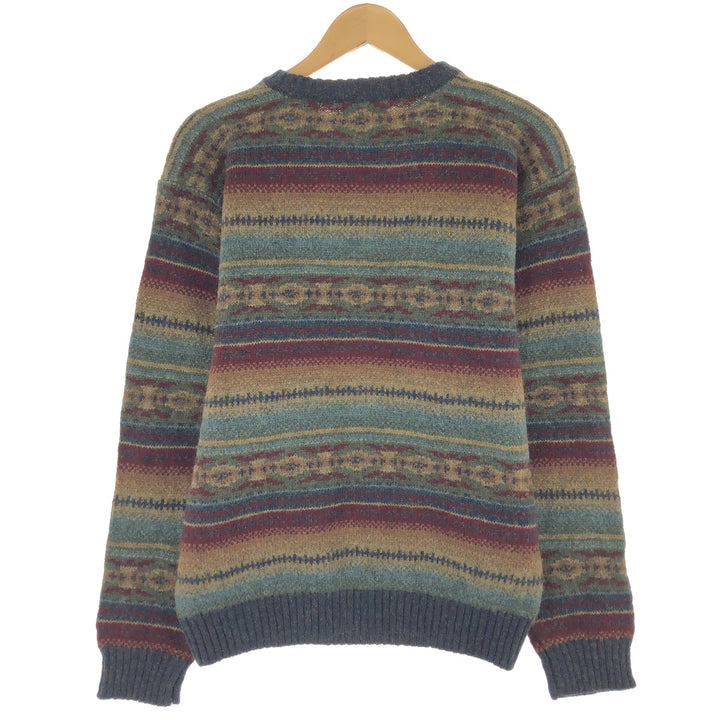 90'S Pendleton Native Border Wool Knit Sweater Men's M Size Vintage /eaa500968