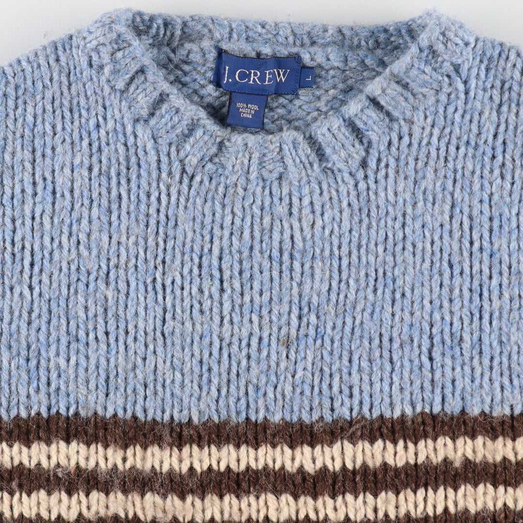 90'S J.Crew Wool Knit Sweater Men's Size L Vintage /eaa500979