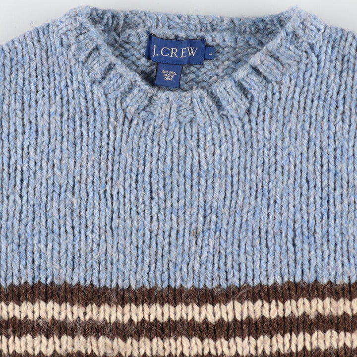 90'S J.Crew Wool Knit Sweater Men's Size L Vintage /eaa500979