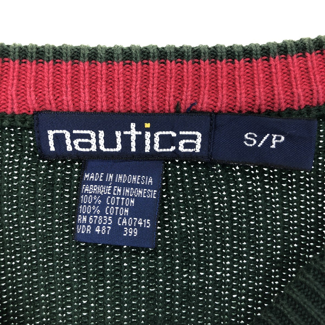 90'S NAUTICA Cotton Knit Sweater Men's Size S Vintage /eaa500995