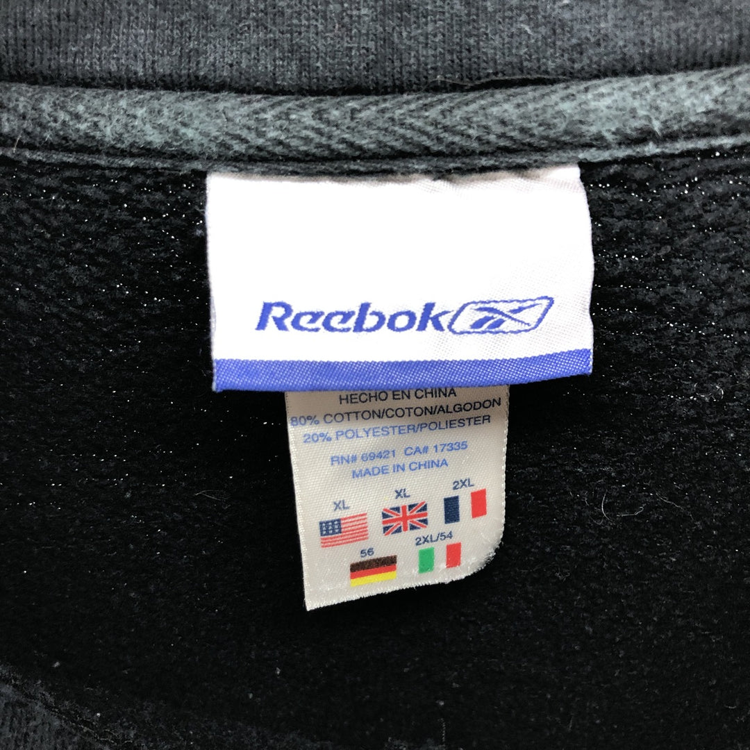 Reebok Half Zip Sweatshirt Trainer Men's XL /eaa501009