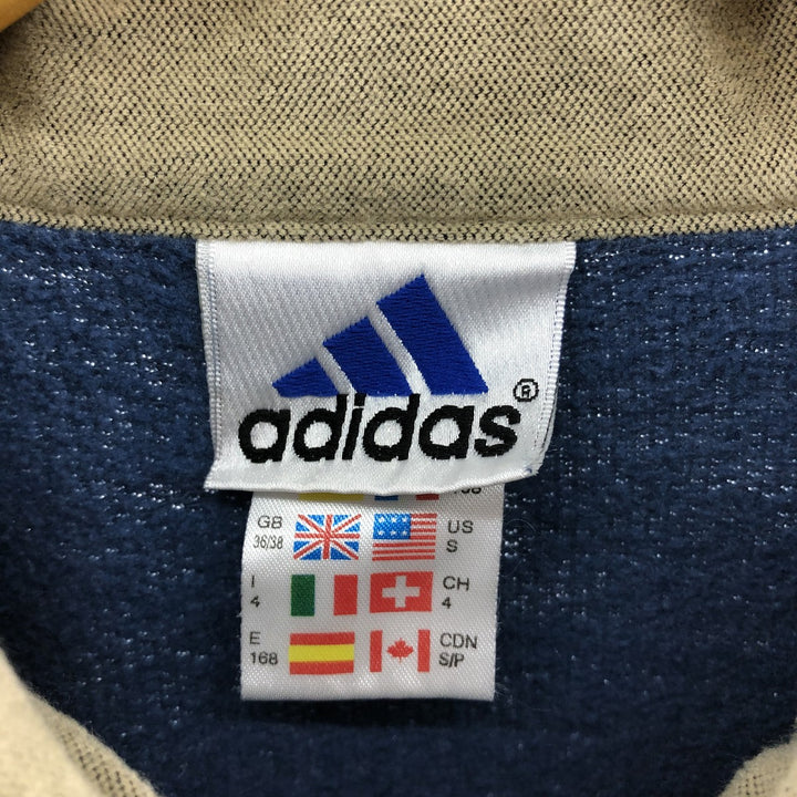 90'S Adidas collared half-zip sweatshirt, sweatshirt, men's size S, vintage / eaa501052