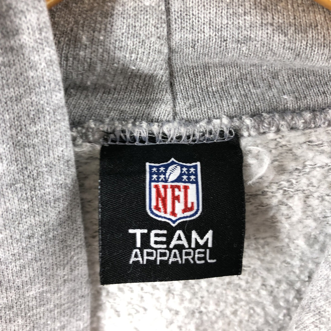 TEAM APPAREL NFL PITTSBURGH STEELERS Pittsburgh Steelers Pullover Hoodie, Men's Size L unclear gray type Vintage Second Hand