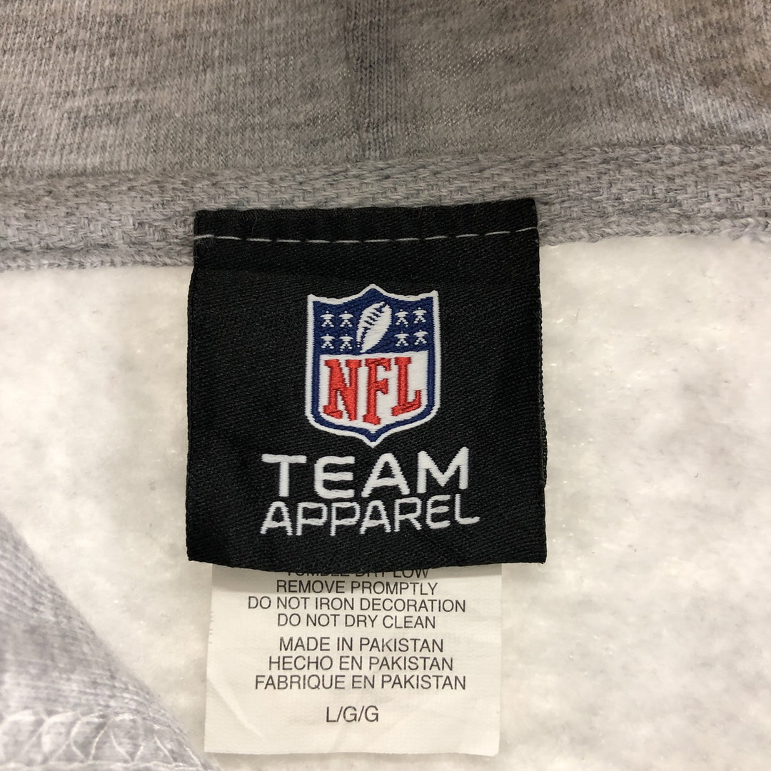 TEAM APPAREL NFL Pittsburgh Steelers Super Bowl XLV Pullover Hoodie, Men's Size L cotton gray type Vintage Second Hand