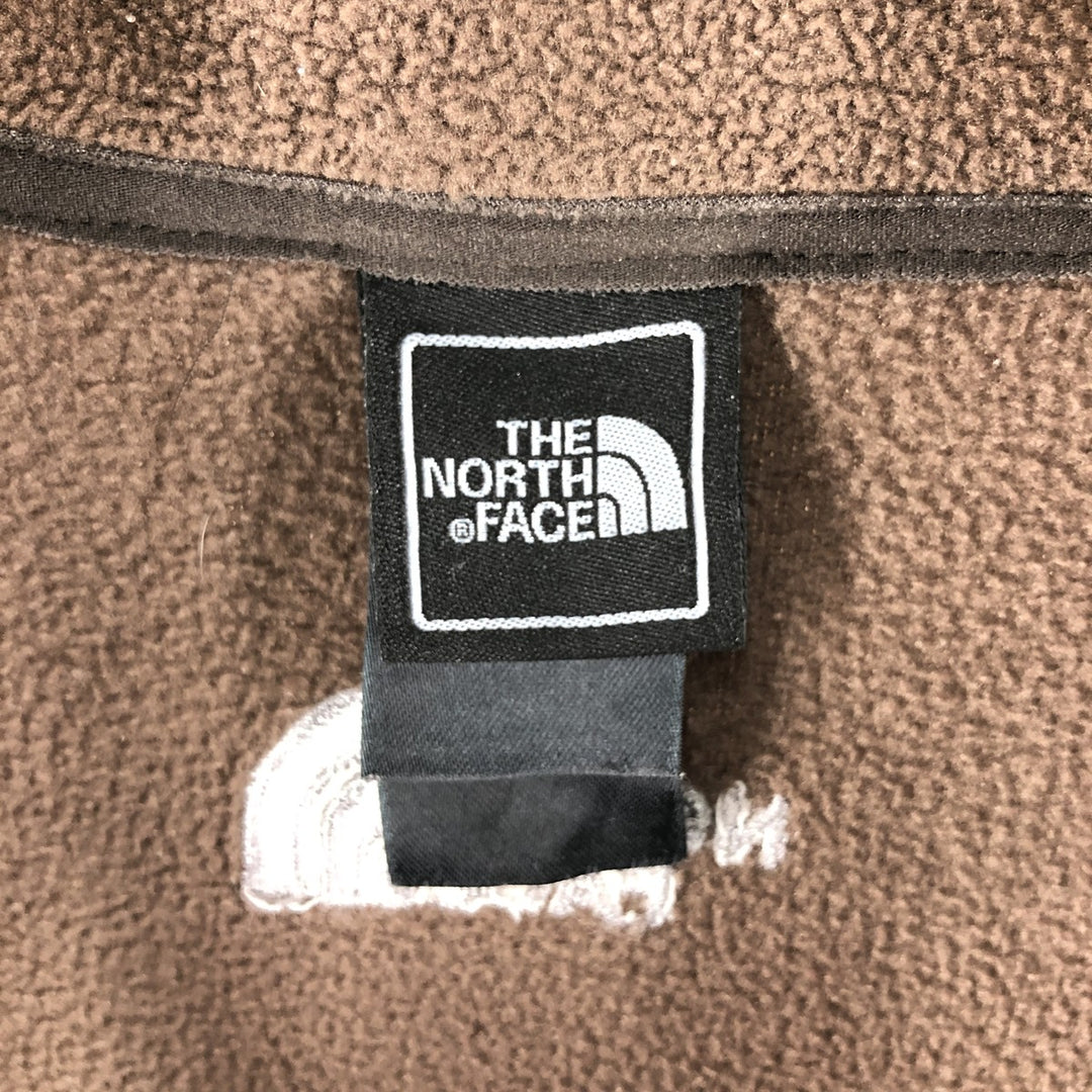 00'S THE NORTH FACE fleece jacket, men's XL size polyester brown type Vintage Second Hand