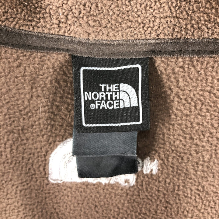 00'S THE NORTH FACE fleece jacket, men's XL size polyester brown type Vintage Second Hand
