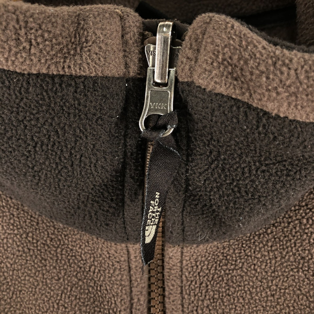 00'S THE NORTH FACE fleece jacket, men's XL size polyester brown type Vintage Second Hand