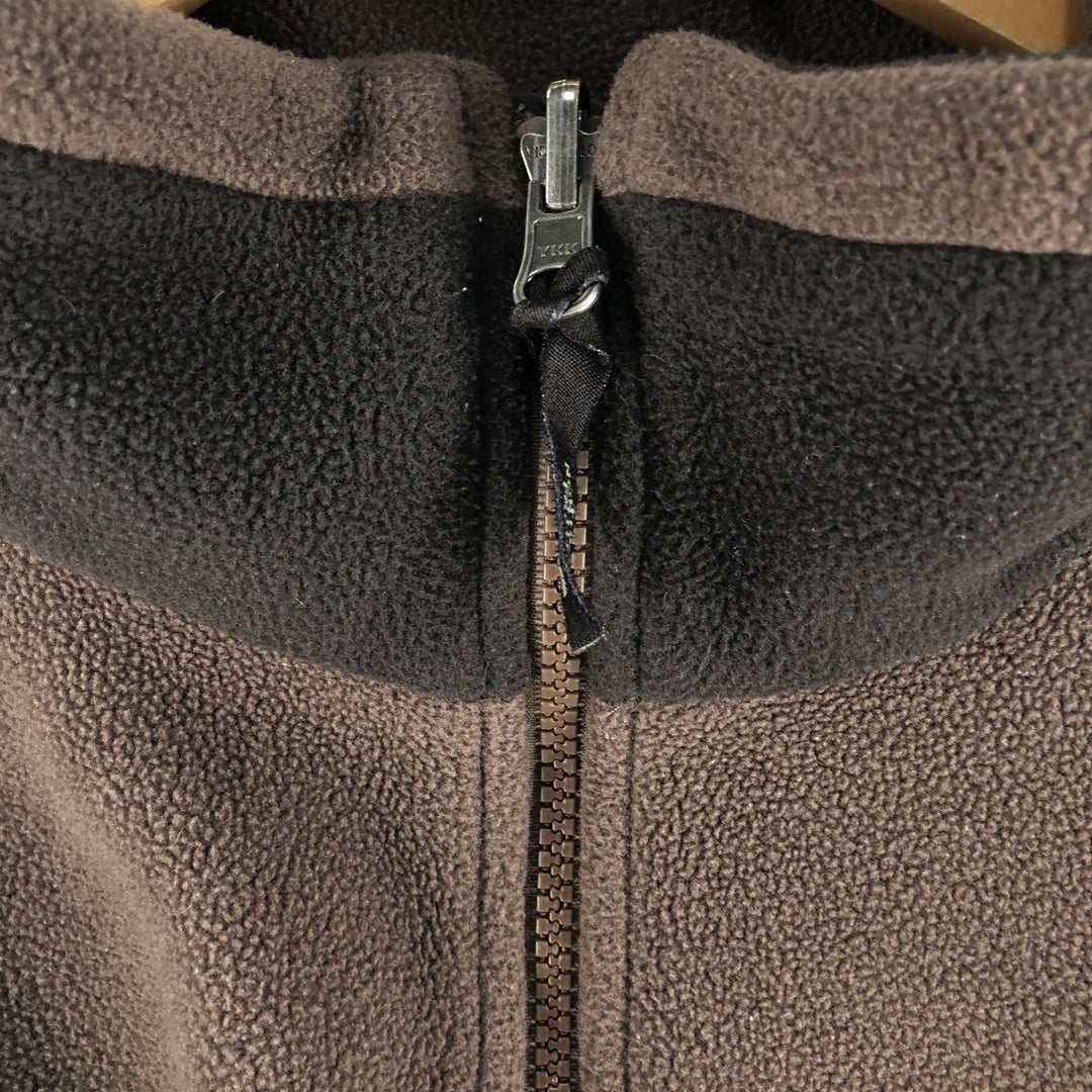 00'S THE NORTH FACE fleece jacket, men's XL size polyester brown type Vintage Second Hand
