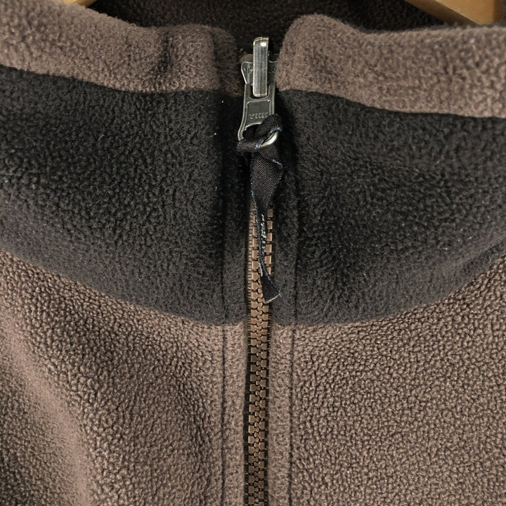 00'S THE NORTH FACE fleece jacket, men's XL size polyester brown type Vintage Second Hand