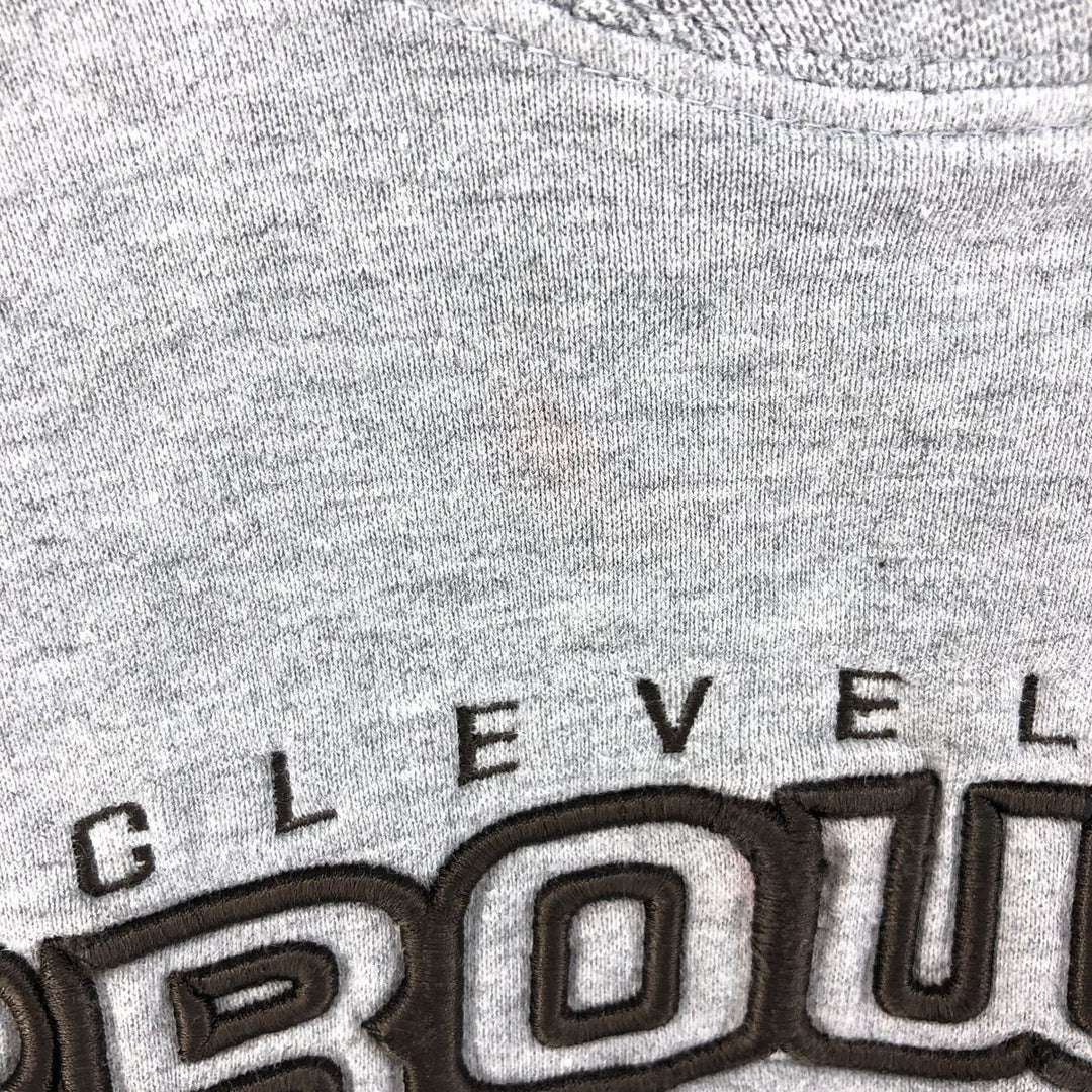 Reebok NFL Cleveland Browns sweatshirt, men's size XL (approx.) cotton gray type Vintage Second Hand