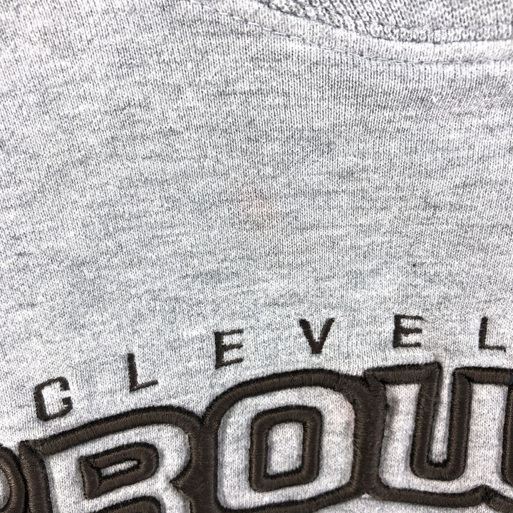 Reebok NFL Cleveland Browns sweatshirt, men's size XL (approx.) cotton gray type Vintage Second Hand