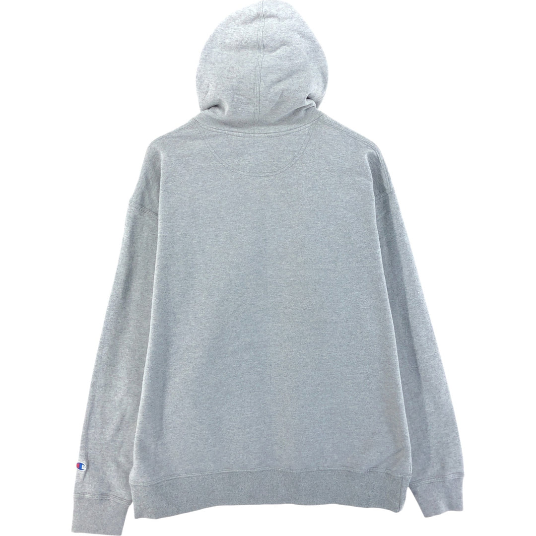 Champion Authentic Athletics Wear Pullover Hoodie, Men's XL cotton gray type Vintage Second Hand