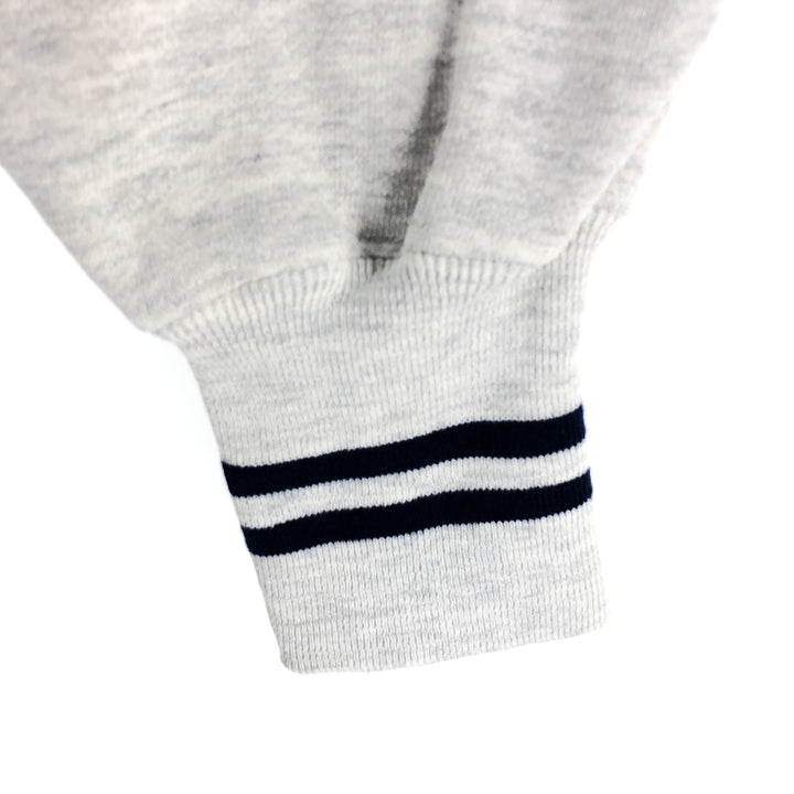 90'S University Place College Sweatshirt, Made in USA, Men's Size L, Vintage cotton gray type Vintage Second Hand