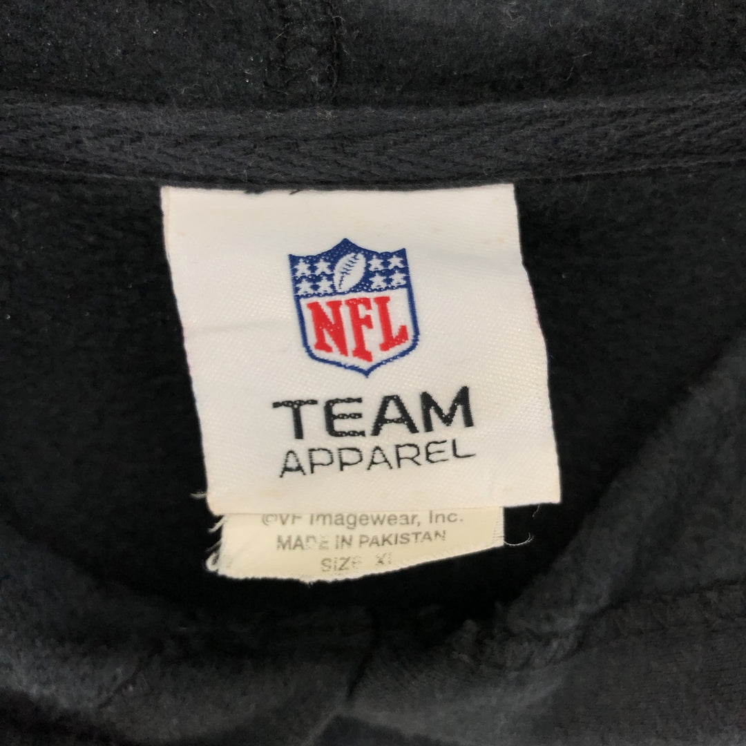 NFL TEAM APPAREL NFL PITTSBURGH STEELERS Sweatshirt Pullover Hoodie - Men's Size XL (approx.) cotton black type Vintage Second Hand