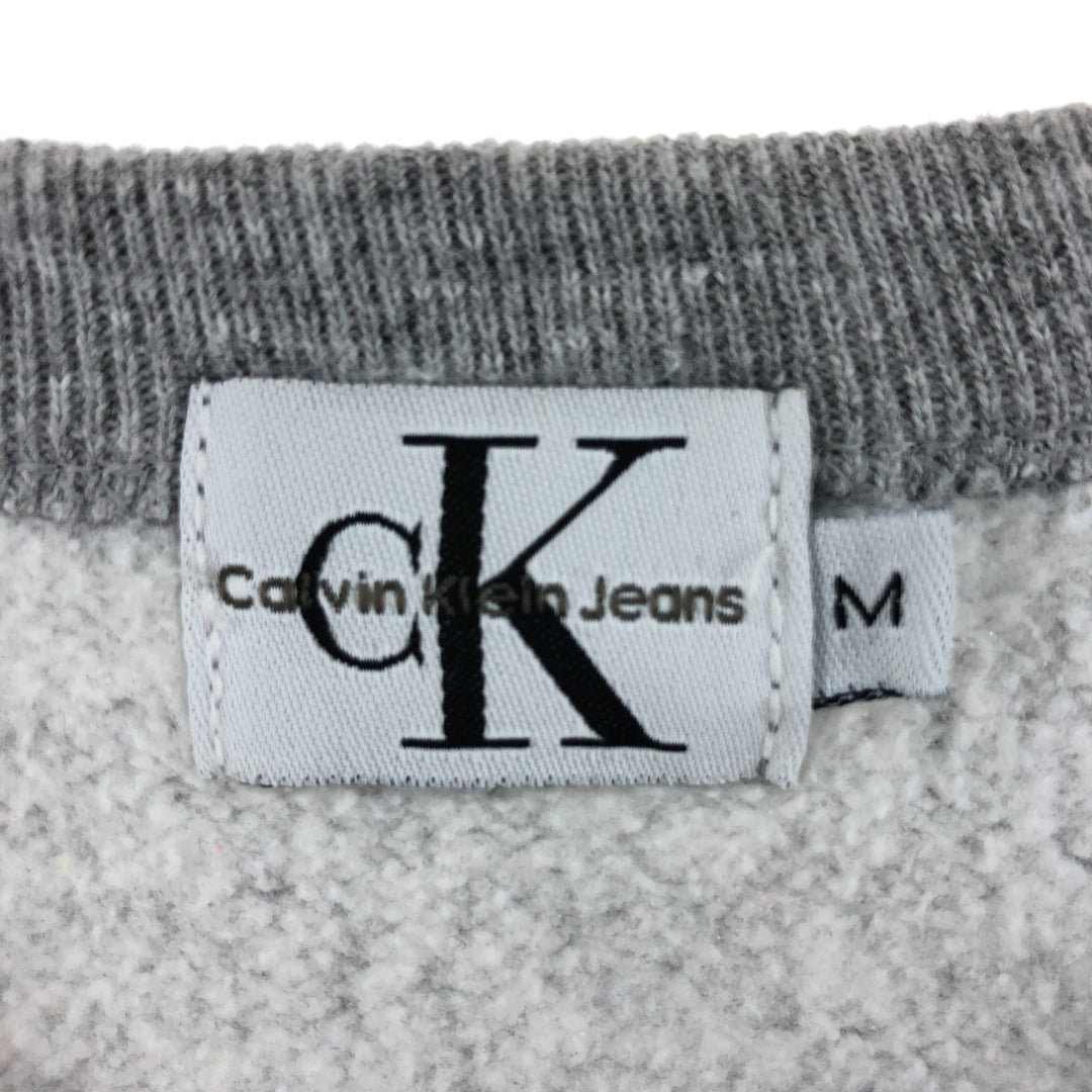 90'S Calvin Klein JEANS Logo Sweatshirt Trainer Made in USA Men's M Size Vintage /eaa501468