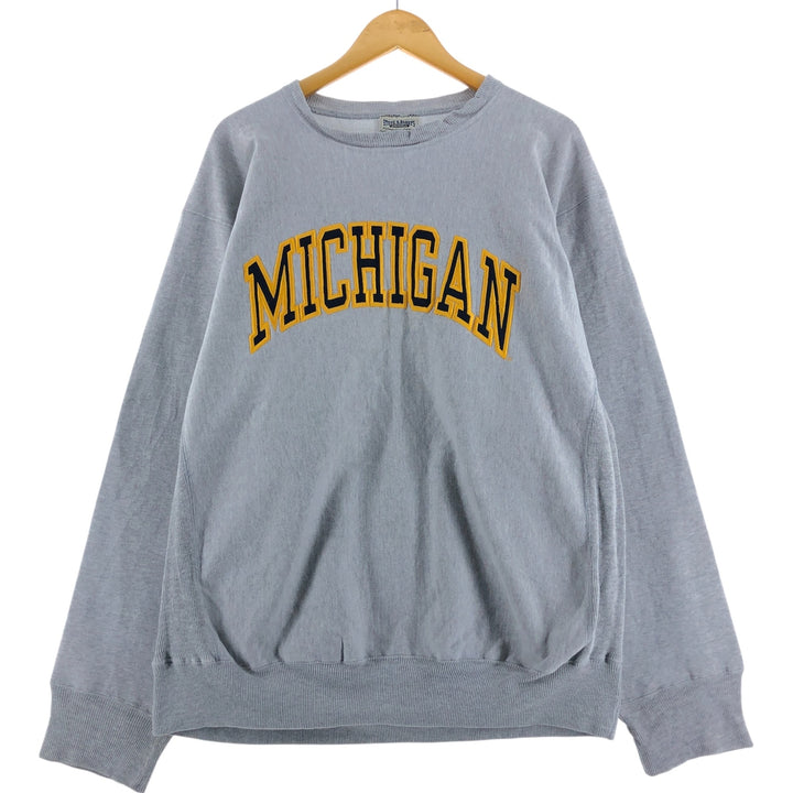 Steve & Barry's University of Michigan College Sweatshirt, Men's Size XL cotton gray type Vintage Second Hand