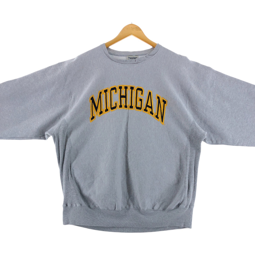 Steve & Barry's University of Michigan College Sweatshirt, Men's Size XL cotton gray type Vintage Second Hand