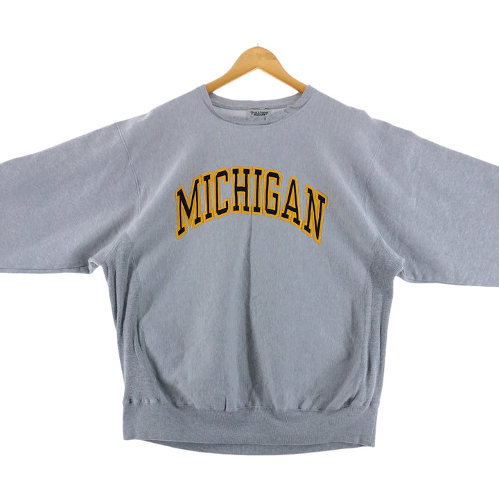 Steve & Barry's University of Michigan College Sweatshirt, Men's Size XL cotton gray type Vintage Second Hand