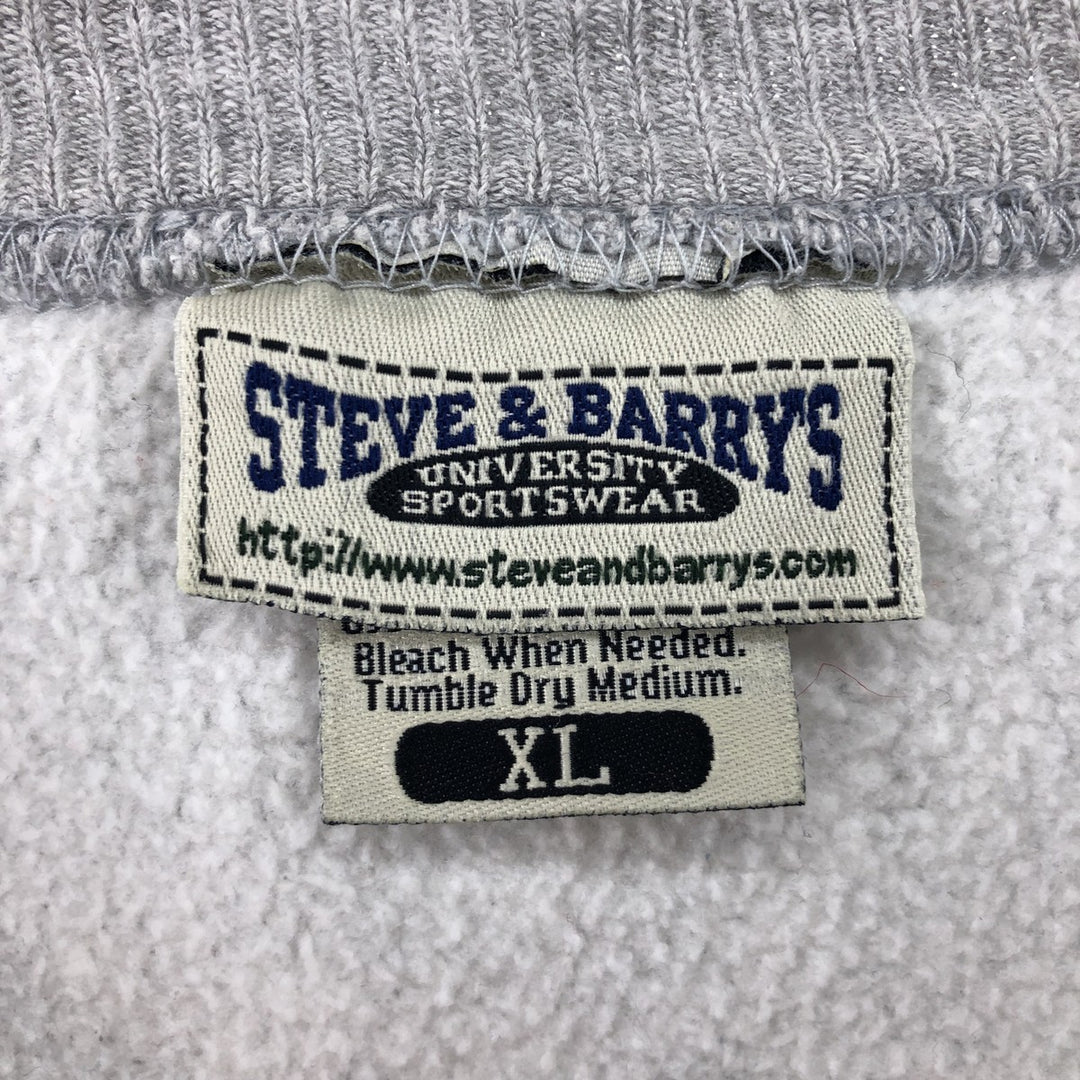 Steve & Barry's University of Michigan College Sweatshirt, Men's Size XL cotton gray type Vintage Second Hand