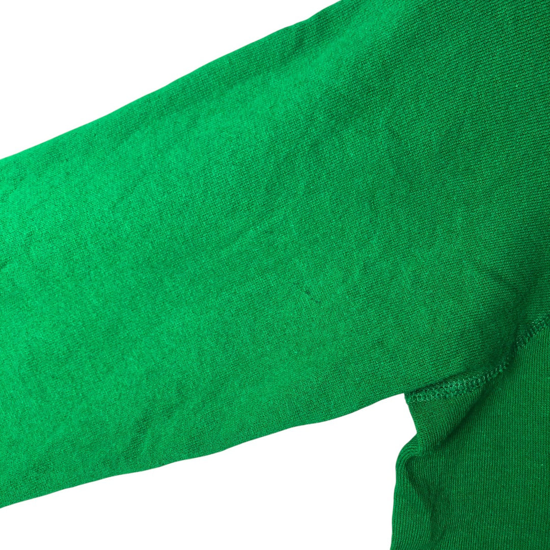 90'S Lee plain blank sweatshirt, made in USA, men's size M, vintage cotton Green type dark green Vintage Second Hand