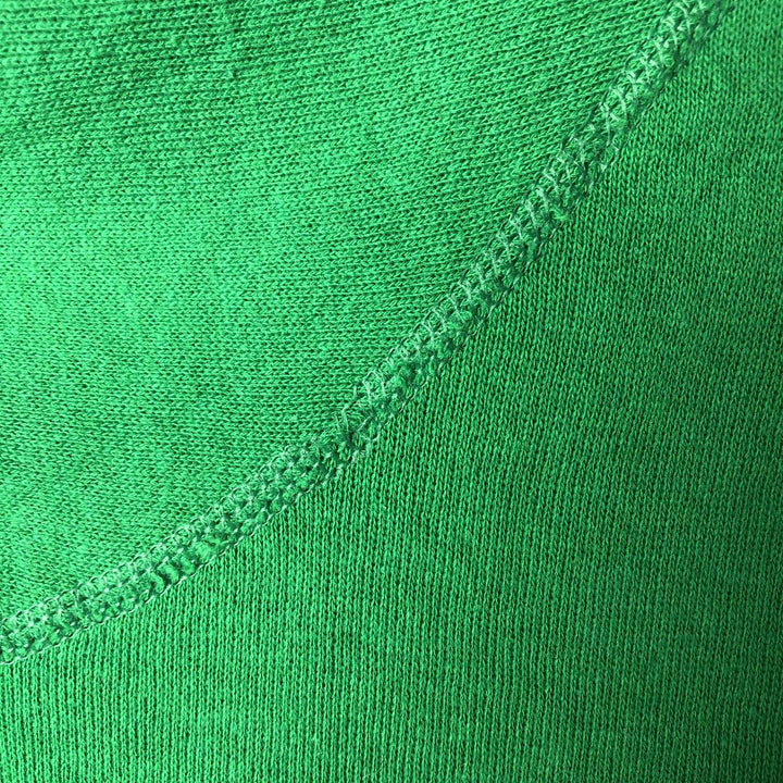 90'S Lee plain blank sweatshirt, made in USA, men's size M, vintage cotton Green type dark green Vintage Second Hand