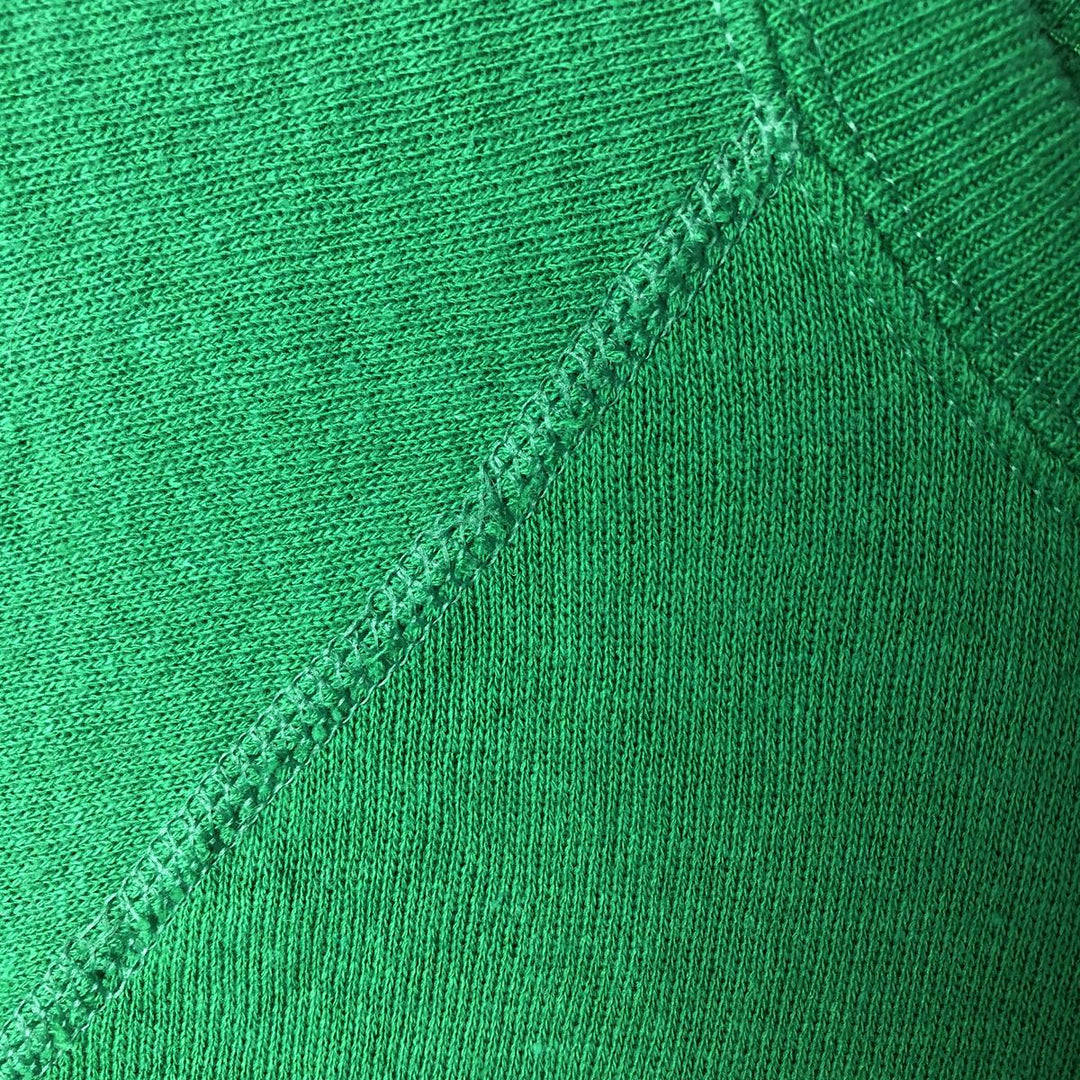 90'S Lee plain blank sweatshirt, made in USA, men's size M, vintage cotton Green type dark green Vintage Second Hand