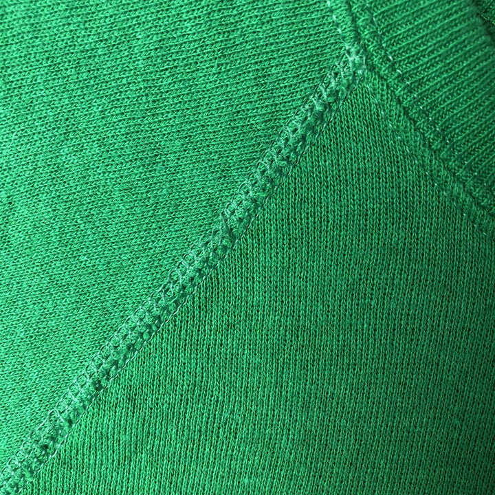 90'S Lee plain blank sweatshirt, made in USA, men's size M, vintage cotton Green type dark green Vintage Second Hand