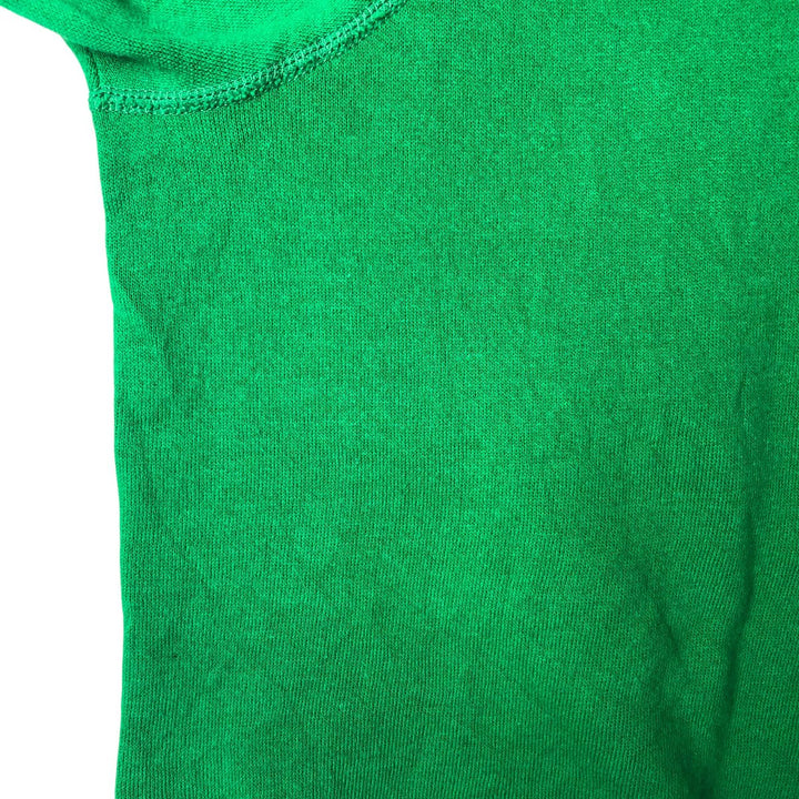 90'S Lee plain blank sweatshirt, made in USA, men's size M, vintage cotton Green type dark green Vintage Second Hand
