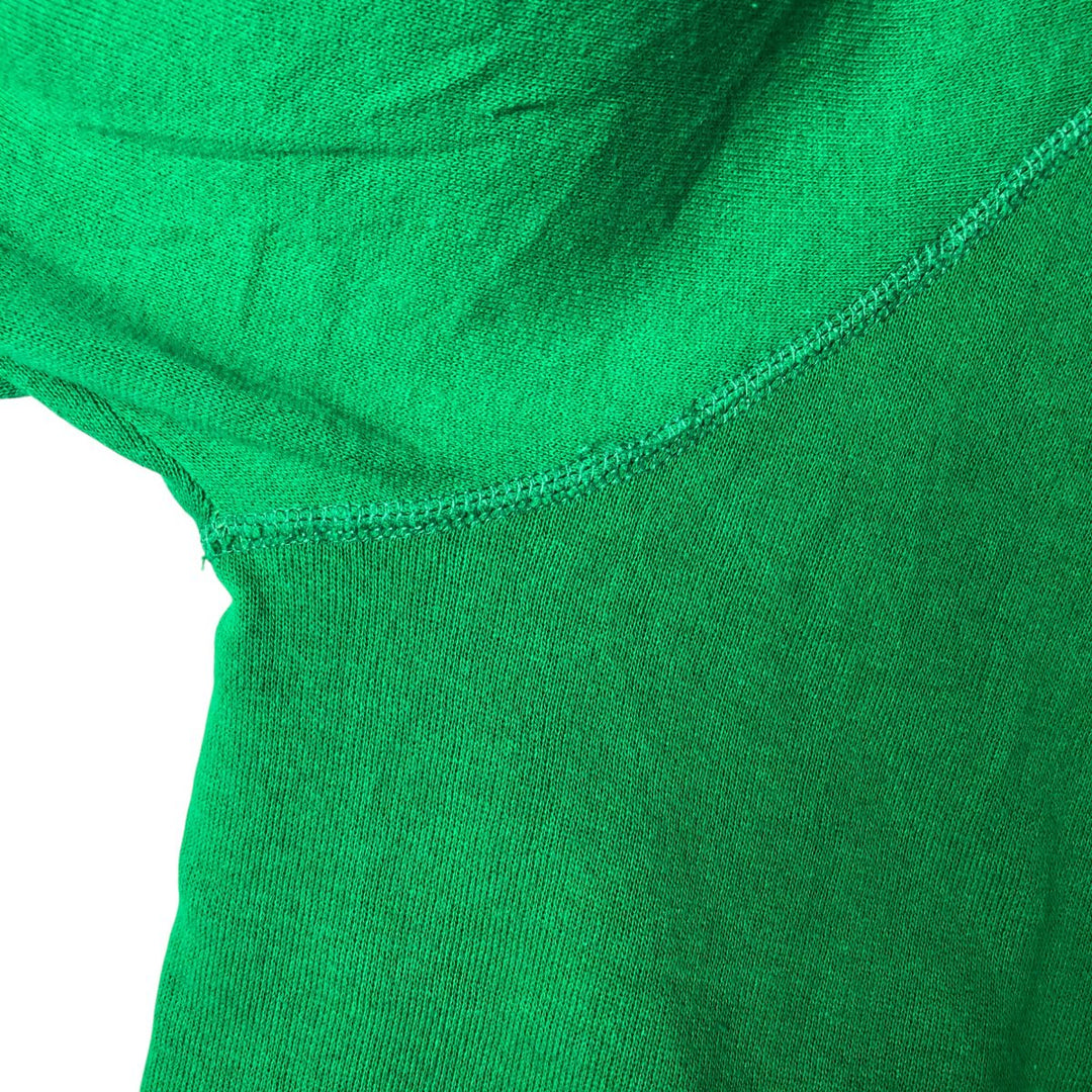90'S Lee plain blank sweatshirt, made in USA, men's size M, vintage cotton Green type dark green Vintage Second Hand