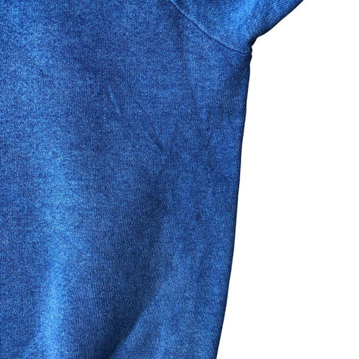 Vintage 90'S Fruit of the Loom plain blank sweatshirt, made in the USA, men's size L cotton blue type Vintage Second Hand