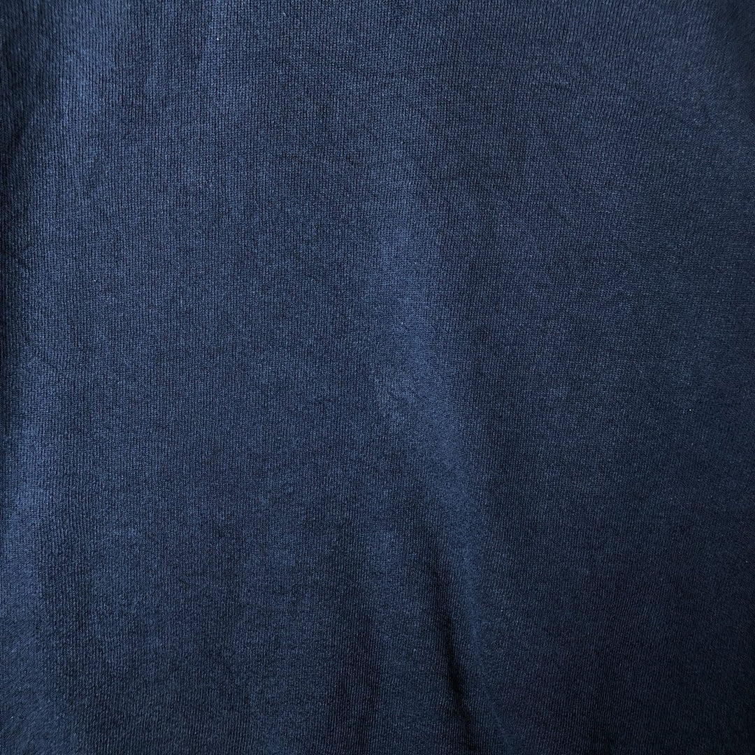 Vintage 80'S Tartex BOTANY 500 plain blank sweatshirt, made in USA, men's XXL size cotton navy blue type Vintage Second Hand