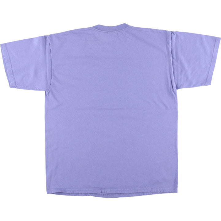 00'S Gildan THE BEATLES Band T-shirt, Band Tee, Men's L size cotton purple type Vintage Second Hand