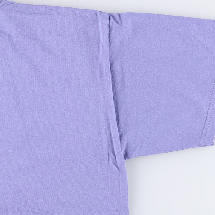 00'S Gildan THE BEATLES Band T-shirt, Band Tee, Men's L size cotton purple type Vintage Second Hand