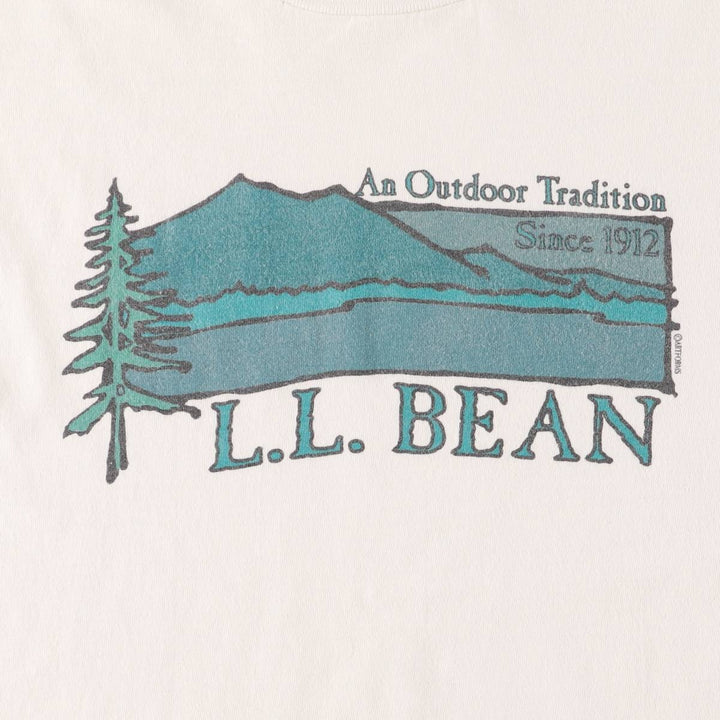 90'S ARTFORMS LLBean Long Sleeve T-Shirt, Made in USA, Men's Size Medium, Vintage cotton white type Vintage Second Hand