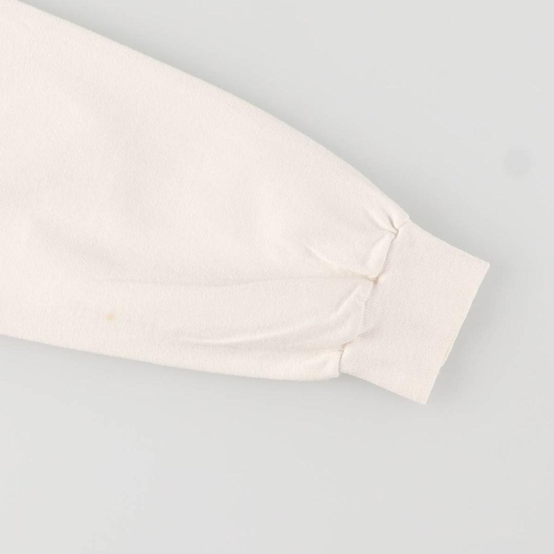 90'S ARTFORMS LLBean Long Sleeve T-Shirt, Made in USA, Men's Size Medium, Vintage cotton white type Vintage Second Hand