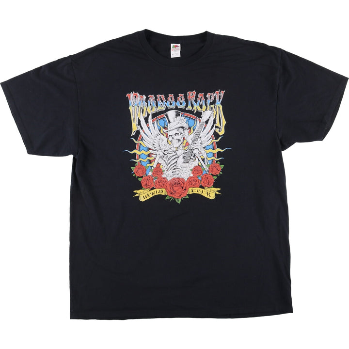 Fruit of the Loom Voodoo Rock Band T-Shirt, Men's XL cotton black type Vintage Second Hand