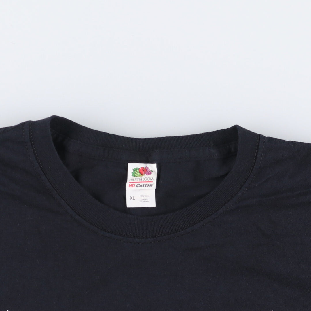 Fruit of the Loom Voodoo Rock Band T-Shirt, Men's XL cotton black type Vintage Second Hand