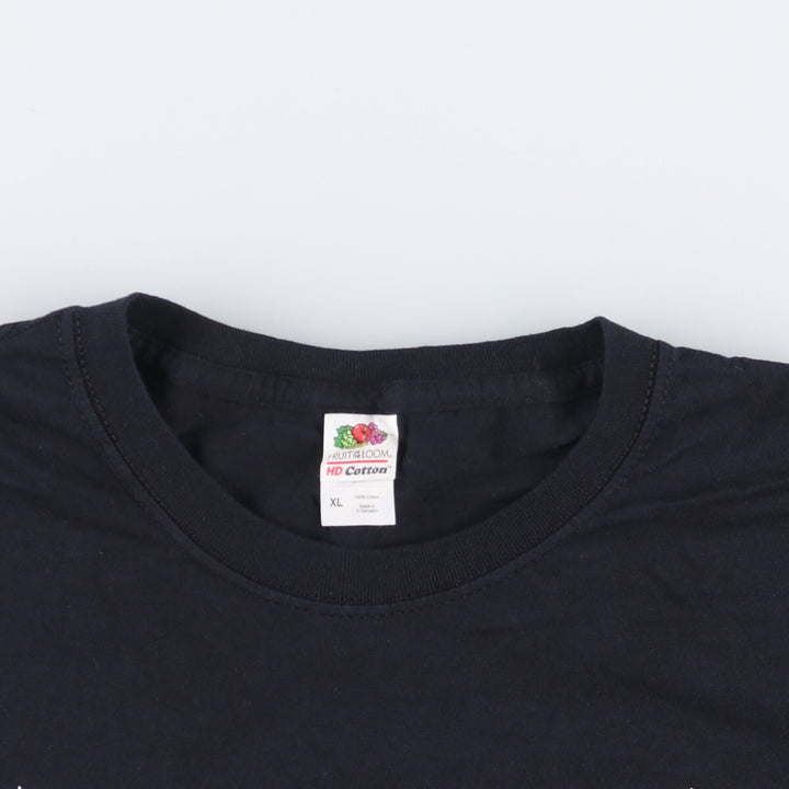 Fruit of the Loom Voodoo Rock Band T-Shirt, Men's XL cotton black type Vintage Second Hand