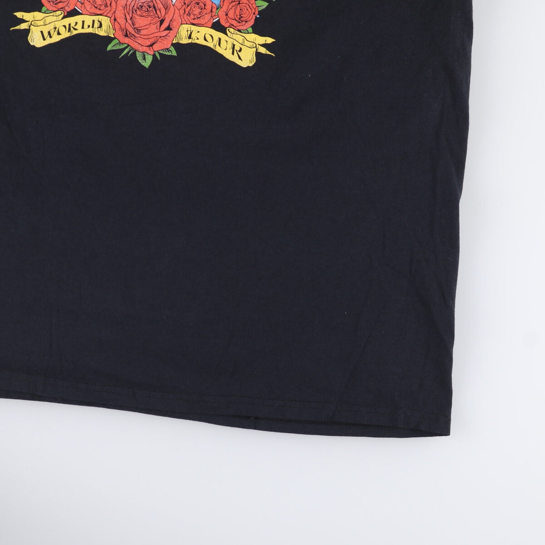 Fruit of the Loom Voodoo Rock Band T-Shirt, Men's XL cotton black type Vintage Second Hand