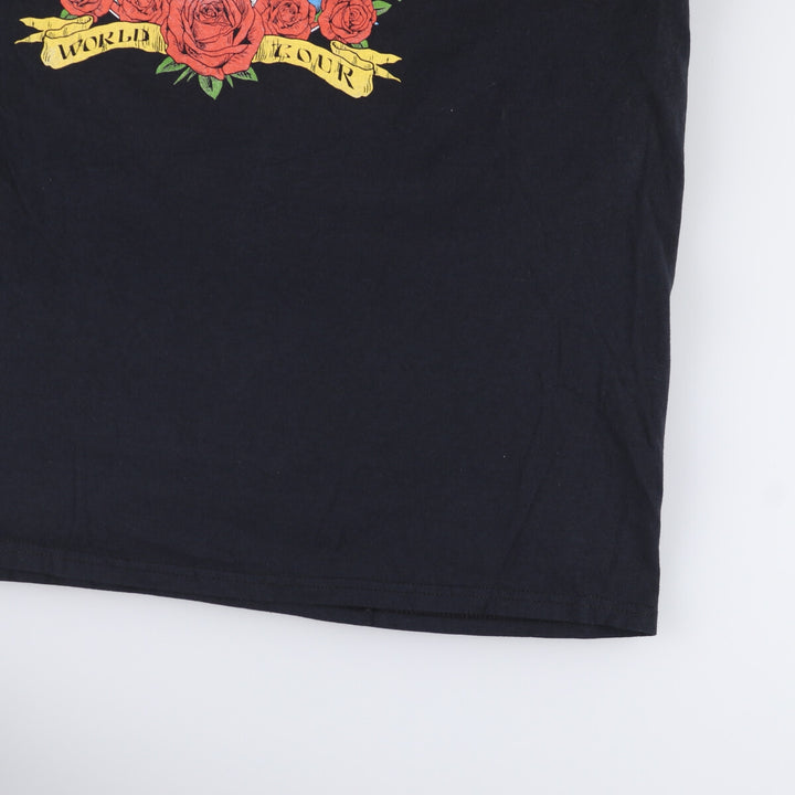 Fruit of the Loom Voodoo Rock Band T-Shirt, Men's XL cotton black type Vintage Second Hand