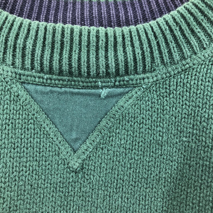 90s~ Tommy Hilfiger Cotton Knit Sweater Men's XL Vintage /eaa502021