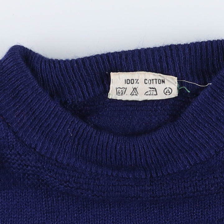 80'S Lacoste LACOSTE CHEMISE French Lacoste cotton knit sweater made in France men's XL size vintage /eaa502027