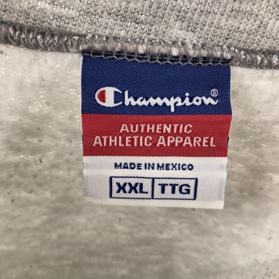 Champion Authentic Athletic Apparel, No Eyes, Raglan, Plain, Blank Sweatshirt, Trainer, Men's, XXL Size/eaa502058