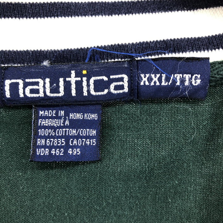 90'S NAUTICA Half-Zip Sweatshirt, Men's XXL, Vintage / eaa502061