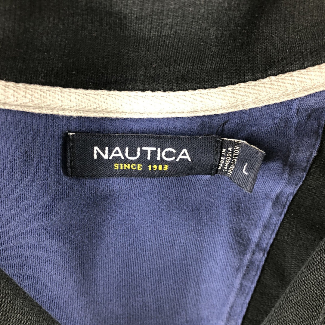 NAUTICA Half-Zip Sweatshirt, Trainer, Men's, Size L / eaa502064