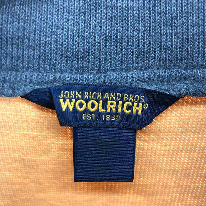 WOOLRICH Half-Zip Sweatshirt, Men's XL Size / eaa502066