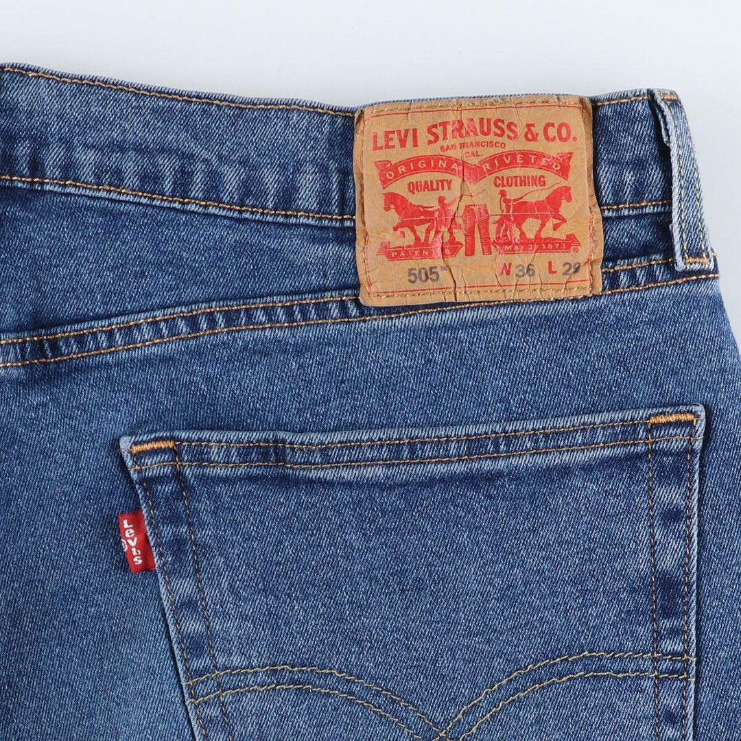 Levi's 505 tapered denim pants for men, size W36 / eaa502101