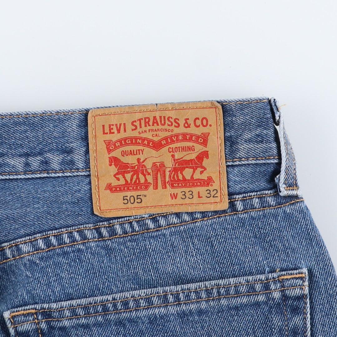 Levi's 505 tapered denim pants for men, size W34 / eaa502106