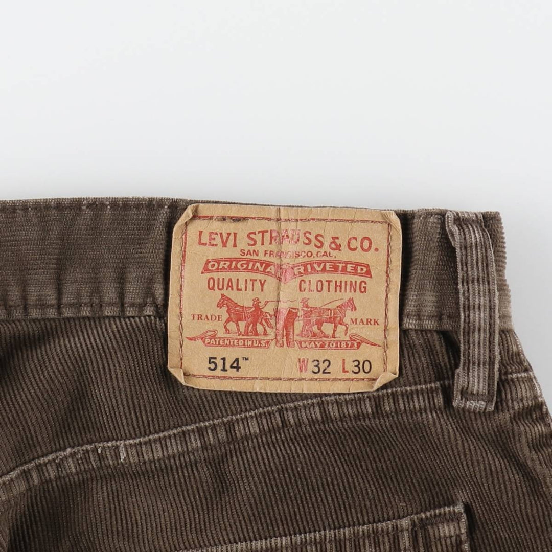 Levi's 514 SLIM STRAIGHT Corduroy Pants for Men, Size W32 / eaa502123