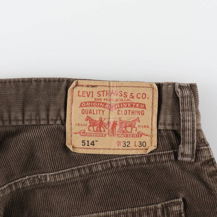 Levi's 514 SLIM STRAIGHT Corduroy Pants for Men, Size W32 / eaa502123